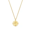 MISSOMA LUCY WILLIAMS MINI ROPE COIN NECKLACE 18CT GOLD PLATED VERMEIL,RC G N4 NS CH2