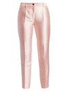 DOLCE & GABBANA Silk Mikado Cropped Pants