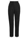 Dolce & Gabbana Straight-leg Brocade Pants In Black