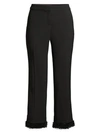 LAFAYETTE 148 Manhattan Double-Face Flare Ankle Pants