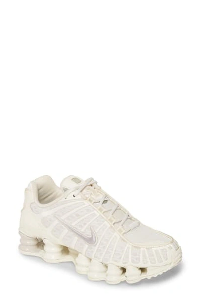 Nike Shox Tl Sneaker In Phantom/ Desert Sand/ Ivory