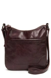 Frye Melissa Swing Leather Crossbody Bag In Merlot