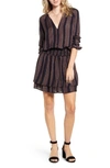 Rails Jasmine Metallic Striped Blouson Dress In Midas Stripe