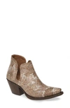 Ariat Dixon Bootie In Metallics Snake