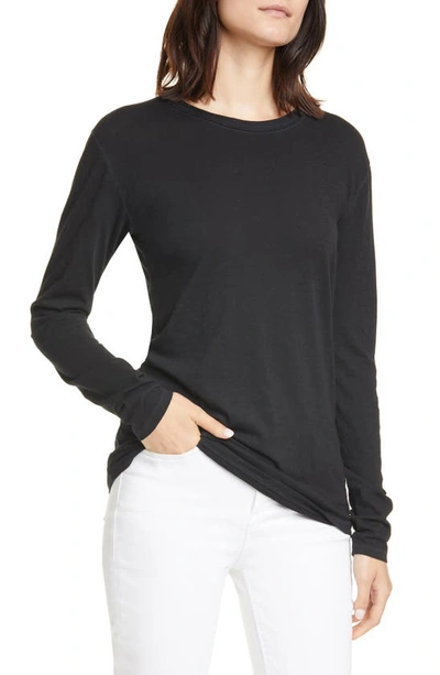 Rag & Bone The Long Sleeve Tee In Black