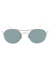 Thom Browne Sunglasses In Silver/black Enamel