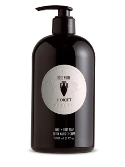 L'objet Rose Noire Hand & Body Liquid Soap In Black