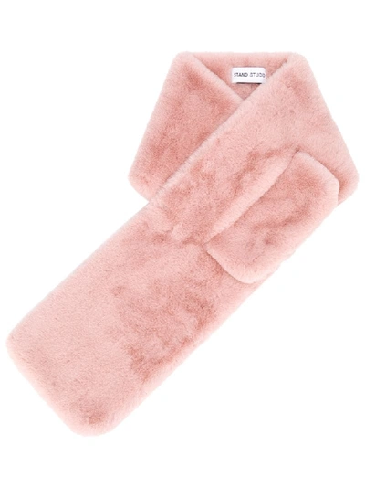 Stand Studio Oversized Faux In Pink