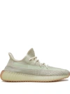 Adidas Originals Yeezy Boost 350 V2 Mesh-trimmed Primeknit Sneakers In Neutrals