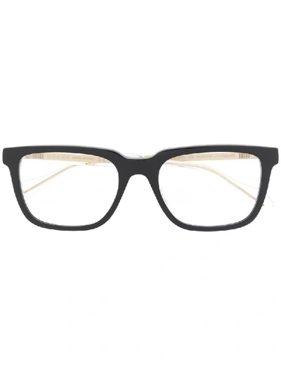 Gucci Square Frame Optical Glasses In Black