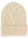THOM BROWNE CABLE KNIT BEANIE