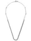 Alinka 18kt White Gold Riviera Diamond Necklace In Silver