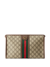GUCCI OPHIDIA GG-CANVAS WASH BAG