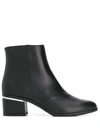 ALBANO BLOCK-HEEL ANKLE BOOTS