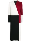 Haider Ackermann Color-block Wool And Cashmere-blend Coat In Black
