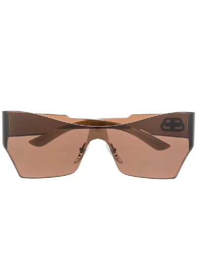 Balenciaga Mono Cat Eye-frame Sunglasses In Brown