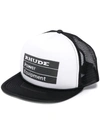 RHUDE POWER EQUIPMENT PRINT BASEBALL CAP