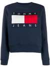 TOMMY JEANS EMBROIDERED LOGO SWEATSHIRT