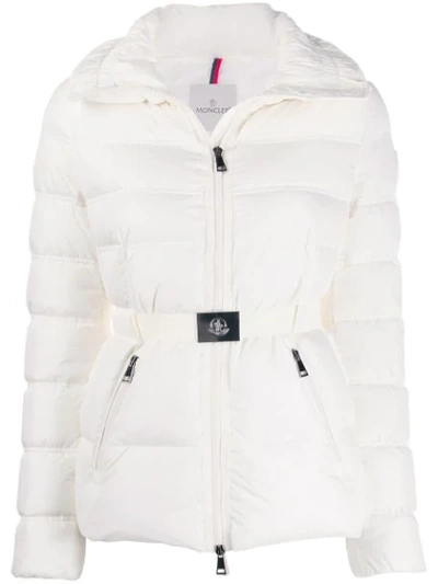 Moncler Alouette White Quilted Shell Jacket