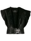 ISABEL MARANT frilled-sleeve harness jacket