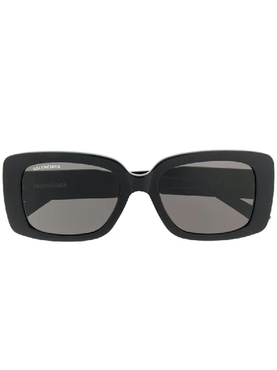 Balenciaga Paris Square-frame Sunglasses In Black