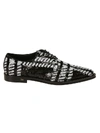 DOLCE & GABBANA SEQUINED LACE-UP SHOES,11109705