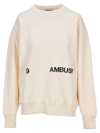 Ambush Printed Sweatshirt In White