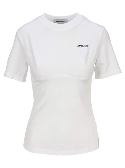 Ambush Logo Print T-shirt In White