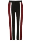 KENZO COLOR BLOCK CROPPED SLIM TROUSERS,11109556