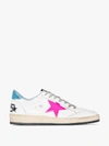 GOLDEN GOOSE GOLDEN GOOSE WHITE BALL STAR LEATHER trainers,G35WS592A2014107152