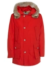 Woolrich Red Multi-pocket Arctic Parka In Red 