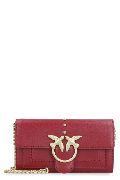 Pinko Leather Wallet On Chain