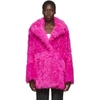 OFF-WHITE PINK FUR KALGAN COAT