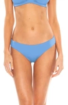 Shop Becca Shirred Hipster Bikini Bottoms In Dawn