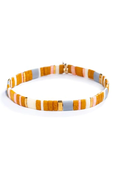 Shashi Tilu Bracelet In Gold/ White