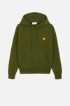 AMI ALEXANDRE MATTIUSSI HOODIE WITH PATCH SMILEY,SMIJ01973013816979