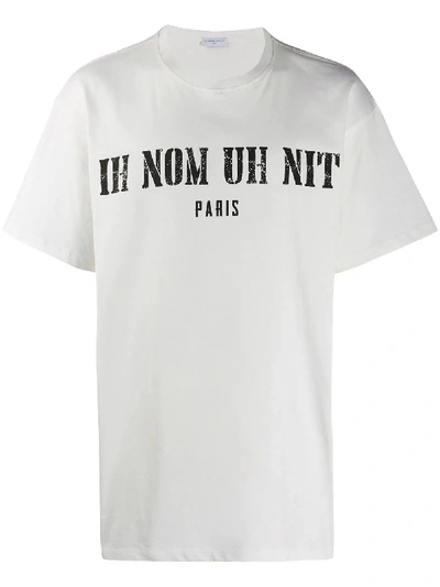 Ih Nom Uh Nit White Cotton T-shirt