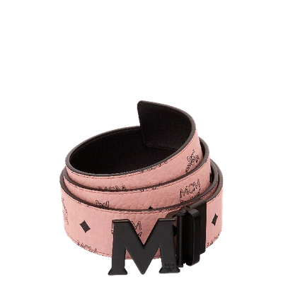 MCM Claus M Reversible Belt Pink