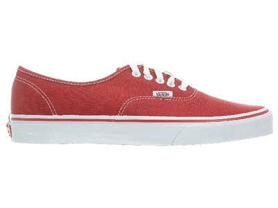 Pre-owned Vans Authentic Slim Red
