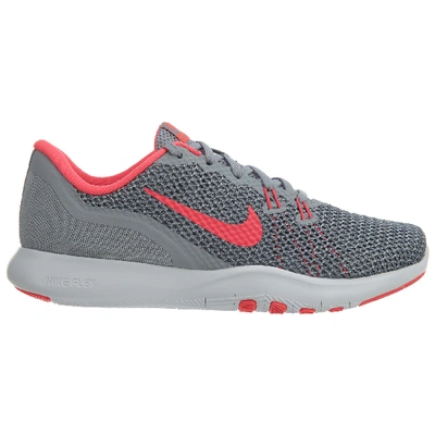 Pre-owned Nike Flex Trainer 7 Wolf Grey Racer Pink-stealth (women's) In Wolf Grey/racer Pink-stealth