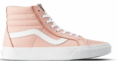 Pre-owned Vans  Sk8-hi Leather Oxford Evening In Blush/true White