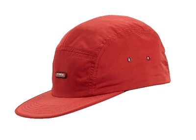 Pre-owned Supreme Clear Patch Camp Cap Red