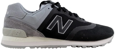 Pre-owned New Balance 574 Re-engineered Black In Black/grey