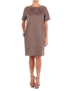 ALTEA ALTEA WOMEN'S BROWN COTTON DRESS,195651135 42