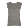 PRADA PRADA WOMEN'S GREY CASHMERE TOP,P29834S1921VEEF0031 40