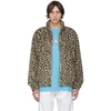 NOON GOONS NOON GOONS BEIGE AND BROWN LEOPARD GOLD JACKET
