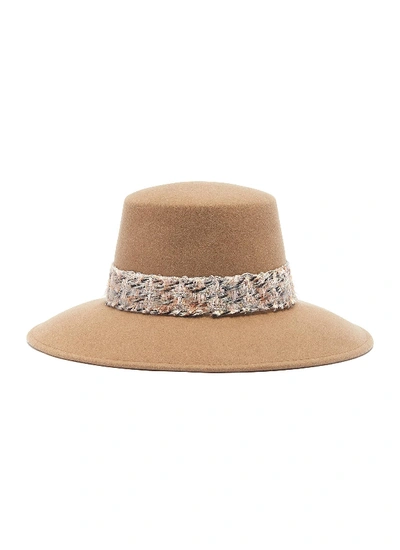 Eugenia Kim 'stevie' Tweed Band Wool Bucket Hat