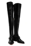 CHLOÉ RYLEE LEATHER OVER-THE-KNEE BOOTS,3074457345620735760