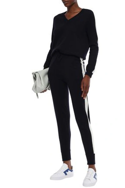 N.peal Cashmere Track Pants In Midnight Blue