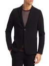 Saks Fifth Avenue Modern Knit Blazer In Black